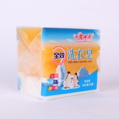 冰雪神话 洗衣皂 202g*3块*10个 保持衣物鲜亮，强效去污去渍 包邮