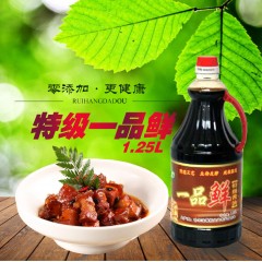 宾县特产 睿航 特级一品鲜酱油1.25L*6瓶