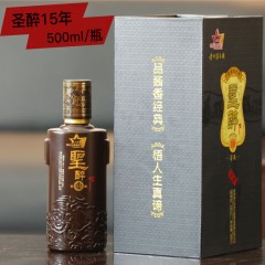 贵州茅台镇 黔三渡 圣醉15年（500ml/瓶） 酱香型 多省包邮