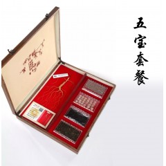 牡丹江 农垦森肴特产 人参精品礼盒（五宝套餐）  一盒 包邮