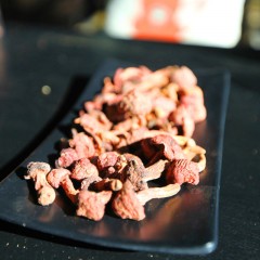 牡丹江 农垦森肴特产 东北松伞蘑  400g/盒 人工筛选，健康松伞蘑