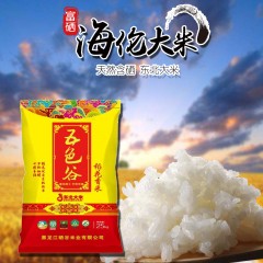 海伦特产 五色谷稻花香（编织袋）25kg  寒地黑土，天然富硒米 包邮