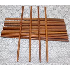 防滑家用天然竹木筷子（10双/包）100包批起（浅色三色随机） 环保、无节、碳化、无油漆 包邮