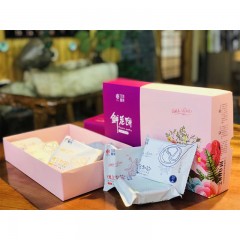 云南特产 至善酿美•春风食礼（小花鹿）鲜花饼（8枚礼盒装） 400g 香味浓郁，营养健康 包邮