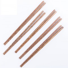 防滑家用天然竹木筷子（10双/包）50包批起（浅色三色随机） 环保、无节、碳化、无油漆 包邮