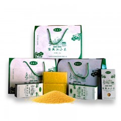 龙江特产 隆盛河小米 500g*8袋/盒 小米粥黄粘适口，唇齿浓香，香味浓郁 包邮