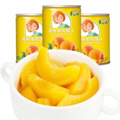 董小妹黄桃果肉罐头 240g*20瓶 开盖即食更清爽