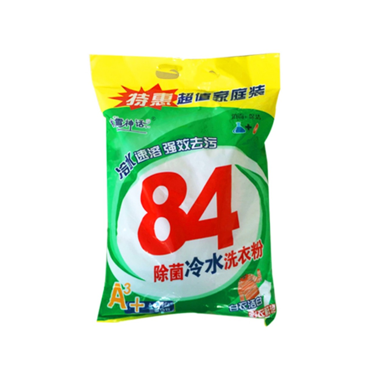 冰雪神话 洗衣粉 3kg*2袋 保持衣物鲜亮，强效去污去渍 包邮