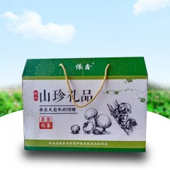 【特惠商品】依安县特产 依鑫礼品盒 菌伞肥厚，盖面平滑，质干不碎，富有弹性 包邮