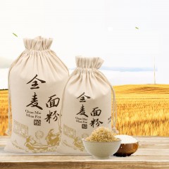 富锦特产 乡庄小磨全麦面粉 5kg 不含任何添加剂，麦香浓郁 包邮