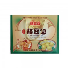 依安县特产 豊收张鼎鼎粘豆包（黑米）450g*8袋/箱 寒地黑土种植芸豆，手工制作 包邮