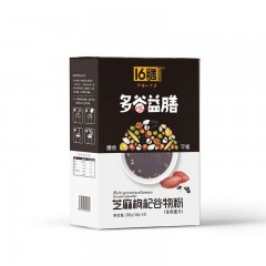 【特惠商品】黑河特产 十六膳芝麻枸杞谷物粉（含燕麦片）300g*2盒 健康代餐，营养均衡 包邮