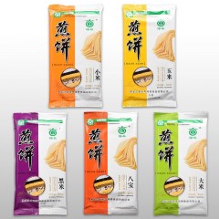 【特惠商品】延寿特产 绿辰煎饼组合 5x100g （大米、小米、玉米、黑米、八宝）包邮