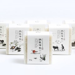 【特惠商品】齐齐哈尔特产 鹤泉净米富硒大米精品礼盒装 8斤 米质光亮细腻，色泽晶莹剔透 包邮
