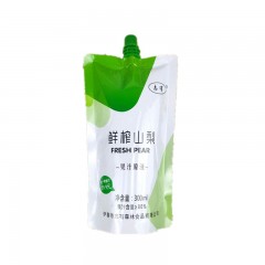 【特惠商品】伊春特产 志有鲜榨山梨果汁饮料 300ml*8袋/箱 果香清新、入口中顺滑 包邮