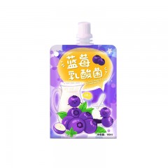 【特惠商品】伊春特产 志有蓝莓乳酸菌果汁饮料 100ml*8袋/箱 口味酸甜可口，营养有益 包邮