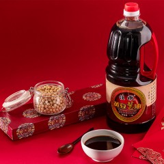【特惠商品】嫩江市特产 佳嫩黄豆酱油 1.8l*2桶 酱香浓郁，鲜咸适口 包邮