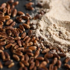 【特惠商品】克东县特产 赫然心粮一箩到底全麦面（黑小麦）5kg  包邮