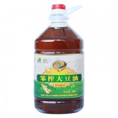 【特惠商品】黑河特产 驿江山笨榨大豆油 4L 色泽清亮，天然健康 包邮