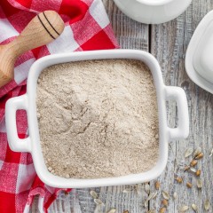 【特惠商品】双鸭山特产 馋人帮黑小麦全麦面粉 2.5斤 营养丰富,含钙铁锌硒 包邮