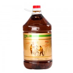 【特惠商品】克东县特产 兢旭笨榨豆油 5L*2瓶/箱 传统低温压榨工艺，清澈透明 包邮