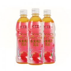 娃哈哈桃汁 500ml*15瓶/件 果汁饮品喜宴聚餐 仅限绥滨售卖，送货上门