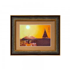 【特惠商品】哈尔滨特产 麦秸工艺画《风景》系列 家居挂饰中式国风 包邮