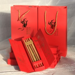 【特惠商品】鹤岗特产 金羽丝路 红豆杉养生筷子 19cm×2双×2盒 环保健康，真材实料 包邮