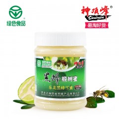 【特惠商品】虎林市特产 神顶峰椴树蜜 500g/瓶 东北黑锋，源于自然 包邮