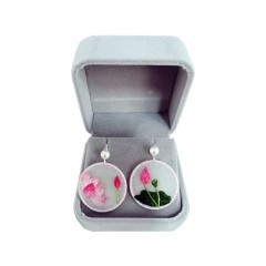 【特惠商品】哈尔滨特产 瑞雪工艺品 耳环 6.2x3 cm 手工制品 包邮