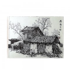 【特惠商品】大兴安岭特产 兴安之冬 四丝绣 手工艺品，成品挂画 包邮