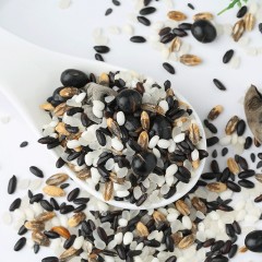 绥滨特产(馆) 七里浮子黑麦仁黑芝麻混合粥料 350g 粗粮混合套装 包邮