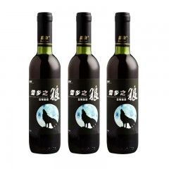 龙江特产 蓝朵雪乡之狼蓝莓露酒 375ml 口感醇厚，香味浓郁 包邮