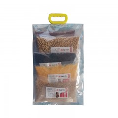 龙江特产 周稼粮仓五谷杂粮 500g*5袋/箱 黑豆、红豆、玉米碴、糙米、黄豆 包邮
