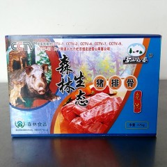【特惠商品】伊春特产 雪山来客 森林生态猪排骨 375g*2盒 顺丰包邮