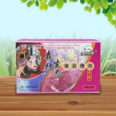 【特惠商品】伊春特产 雪山来客 森林生态猪前槽肉 375g*2盒 顺丰包邮
