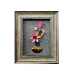【特惠商品】哈尔滨特产 麦秸工艺画《植物画》系列 家居挂饰中式国风 包邮
