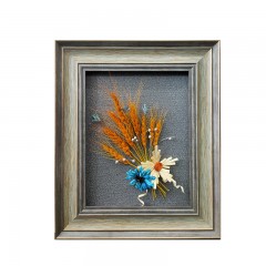 【特惠商品】哈尔滨特产 麦秸工艺画《植物画》系列 家居挂饰中式国风 包邮