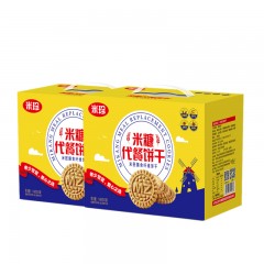 【特惠商品】桦南县特产 米珍 米糠代餐饼干 148g*5袋 补充膳食纤维 包邮