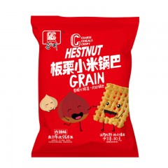 龙江特产 喜利 板栗小米锅巴 80g*6袋 酥脆可口，唇齿留香 包邮