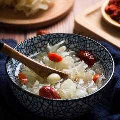 龙江特产 桃山黑丰 银耳 200克*3袋 色泽金黄，原色原味 包邮