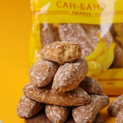 【特惠商品】绥芬河特产 斯拉贡牌香蕉味光头饼 450g*3袋 慢火烘焙，松软香甜 包邮