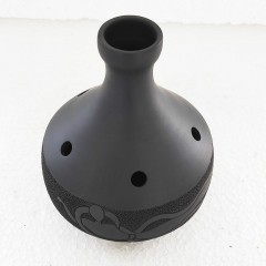 龙江特产 绥源 长生瓶 高12公分 黄粘土质黑陶  包邮