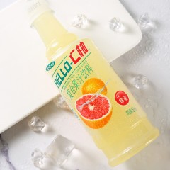 娃哈哈hello-C柚 450ml*15瓶/件 复合果汁饮料 仅限绥滨售卖，送货上门