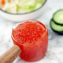 龙江特产 赫街老味马哈鱼子酱 100g  细腻软弹 包邮