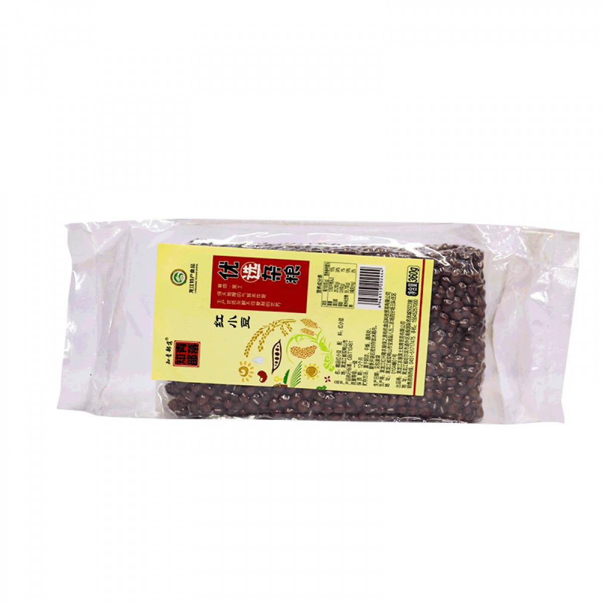 黑龙江特产 知青部落红小豆 360g*5块 严格精选，颗粒饱满均匀 包邮