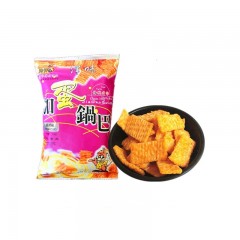 加蛋锅巴烧烤味 10袋/包 怀旧膨化小时候的零食品 仅限绥滨售卖，送货上门