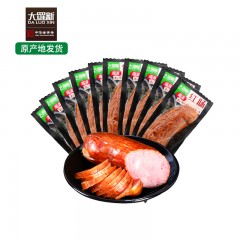 【特惠商品】五常特产 大羅新红肠 110g×10支 哈尔滨红肠 果木熏制俄罗斯香肠火腿肠 包邮