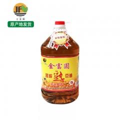 五常特产 金富圆笨榨熟豆油 5L 非转基因三级大豆油