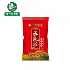 海伦特产 五色谷长粒香（编织袋）25kg  寒地黑土，天然富硒米 包邮